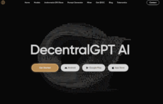 decentralgpt ai website