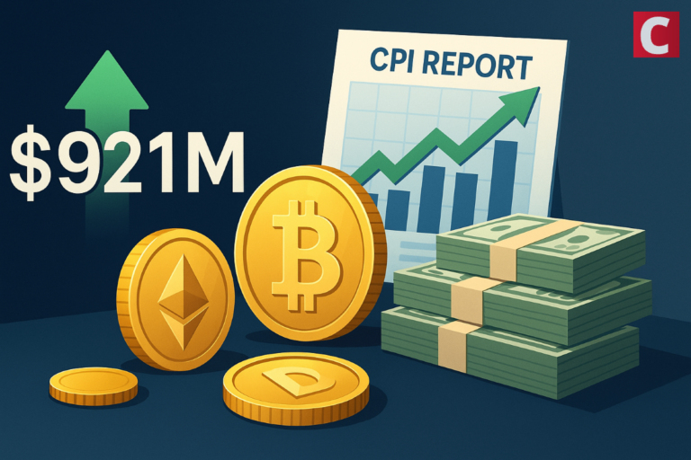 Digital Asset Products Draw $921M Inflows After September CPI Data Release