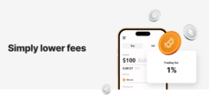 Bitcoin.com.au simply lower fees