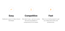 Easy, competitive, and fast way to buy crypto