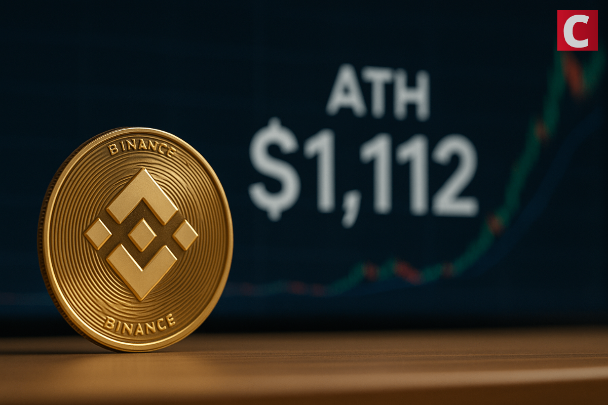 BNB Hits New ATH at $1,112 amid Massive Surge in Trading Activity
