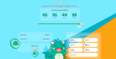 Presale homepage of the quickly growing coin BullZilla