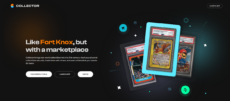 Homepage of the top new project Collector Crypt