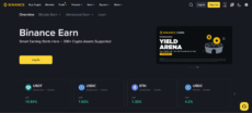Binance Earn USDT and USDC yields