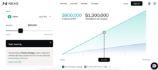 Nexo stablecoins highest yields