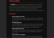 Subbd whitepaper featuring some of the SUBBD token benefits for holders