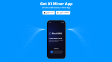 BlockDAG's X1 miner app from its website