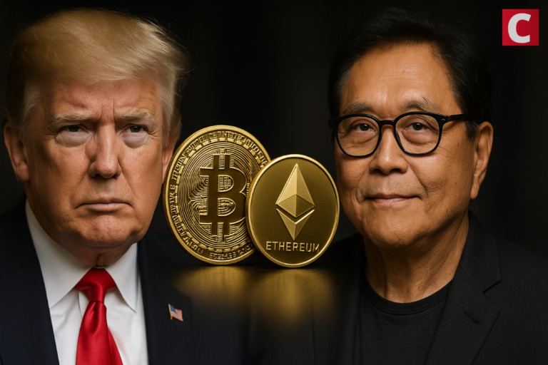 Kiyosaki Backs Trump’s 401(k) Move, Plans to Buy More Bitcoin and Ethereum