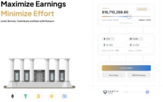 Screenshot showing Mutuum Finance's presale homepage with the amount raised so far
