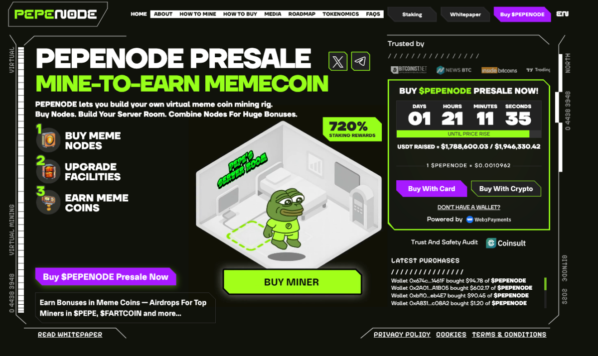Pepe Node Presale