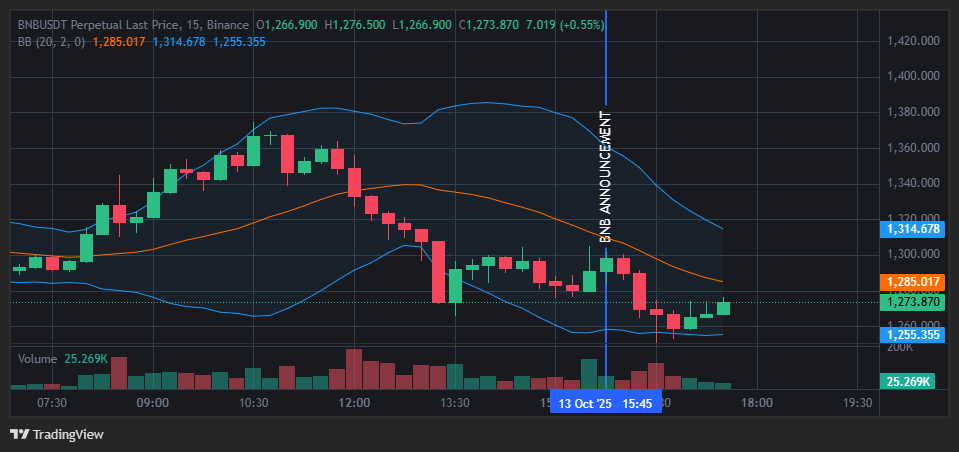 BNB price analysis | Source TradingView
