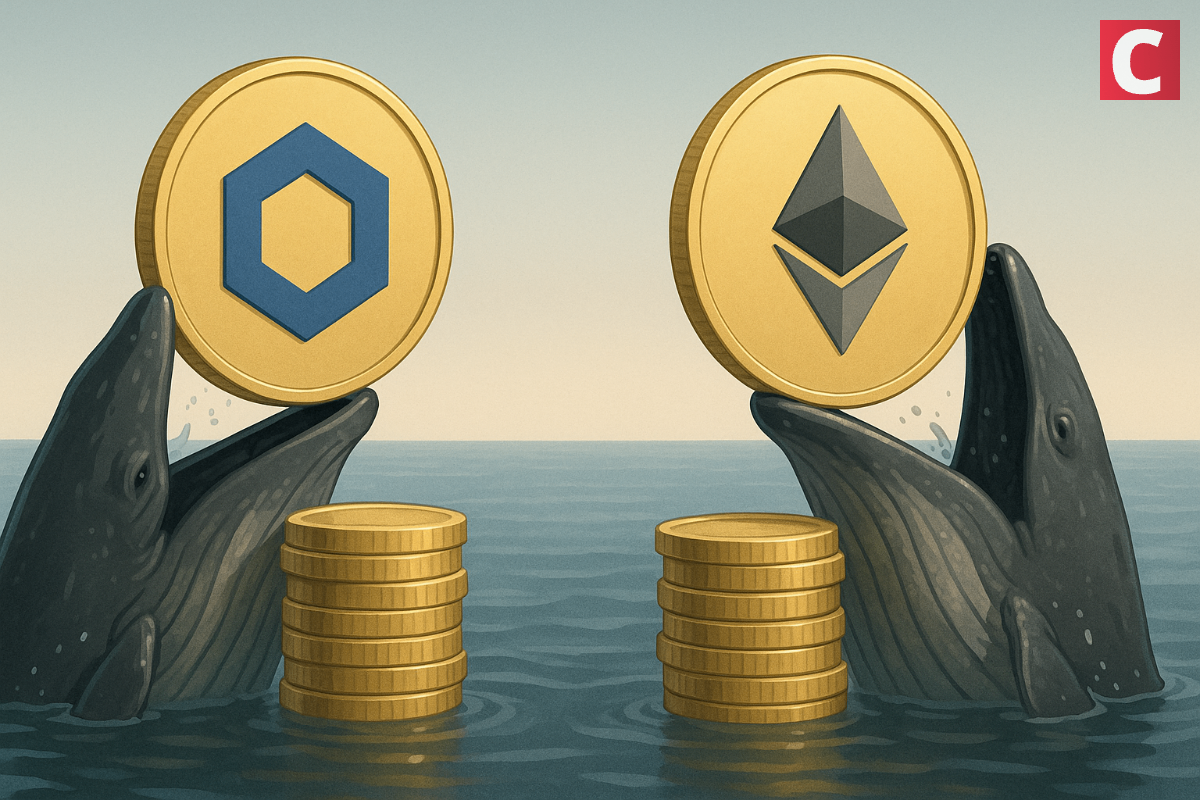Whales Are Buying Chainlink and Ethereum: $20 and $4K Price Tags Next?
