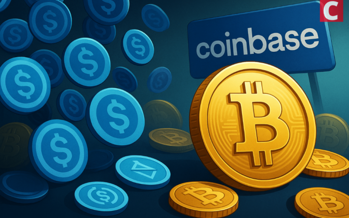 1.55B USDC Floods Coinbase as Bitcoin Hits $91K