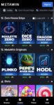 metawin casino games
