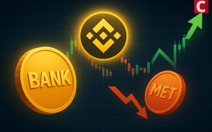 Binance Listing Announcement: BANK Token Explodes, While MET Tanks