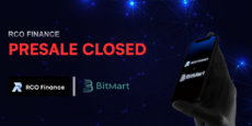 RCO Finance's presale is closed according to its website