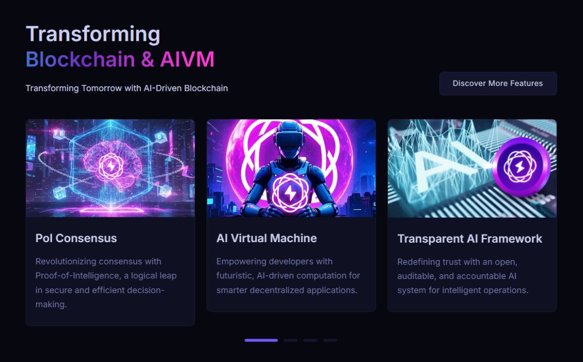 homepage of the Lightchain AI crypto presale