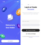 Best Wallet App screenshots for creating a new crypto wallet
