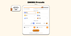 MoonBull's presale dashboard