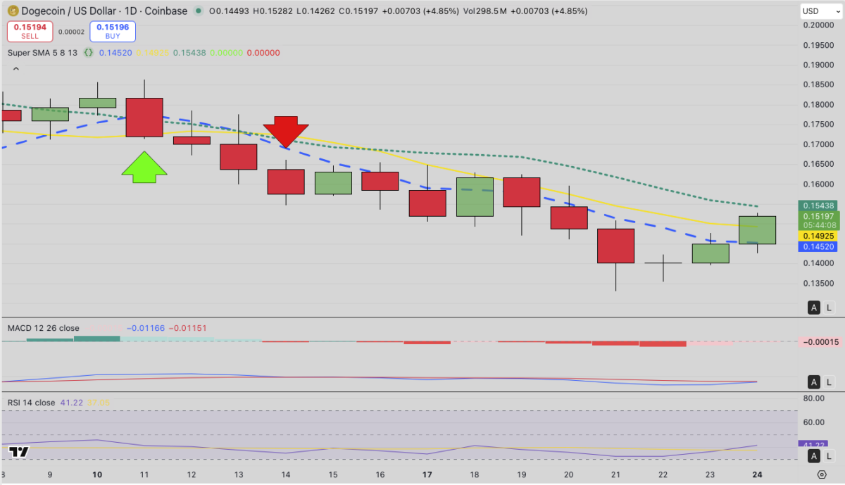 Dogecoin (DOGE) Technical Analysis | Nov. 24
