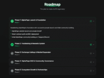 AlphaPepe roadmap