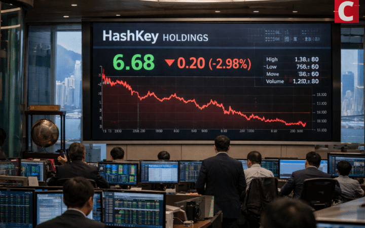 HashKey Shares Plunge 2.5% in Hong Kong IPO Debut