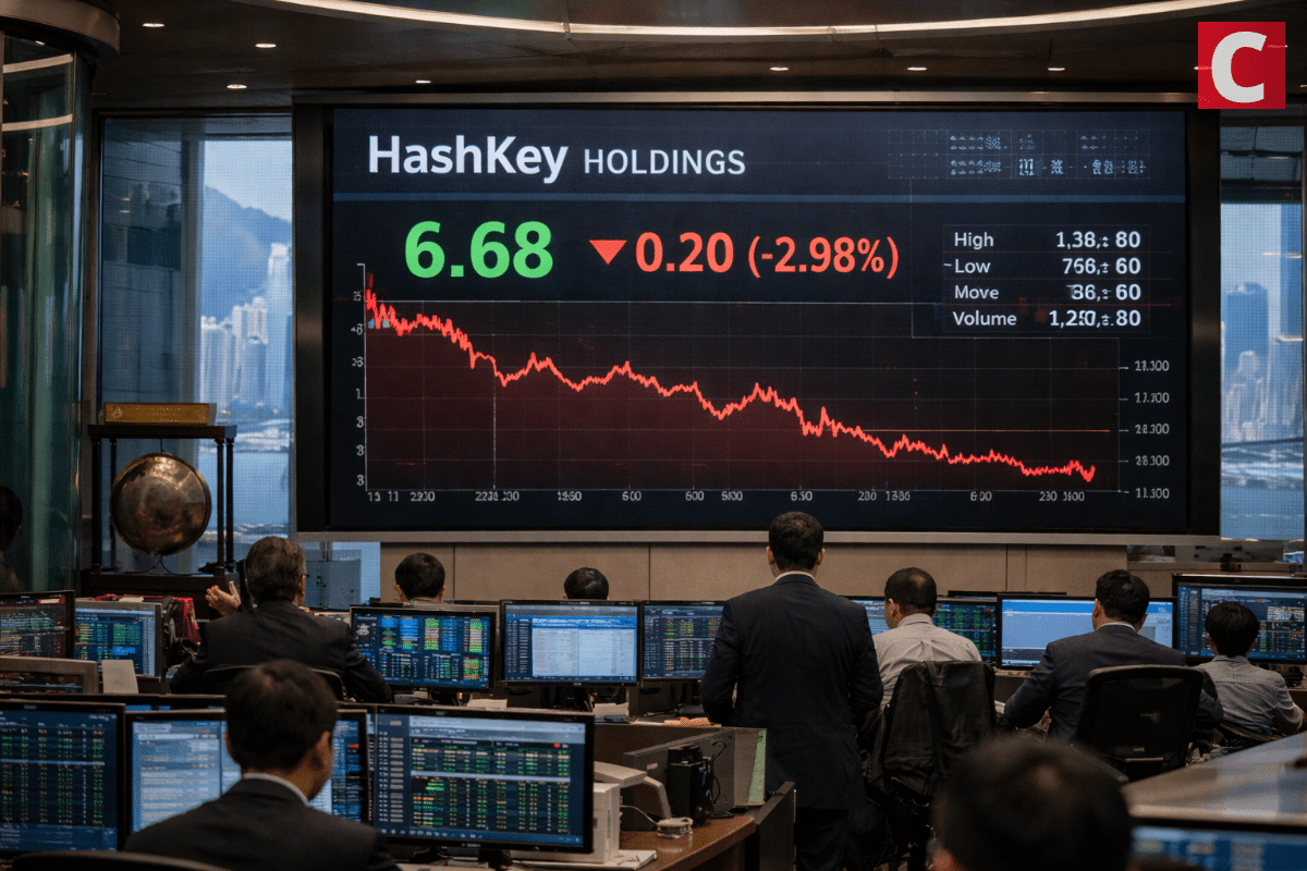 HashKey Shares Plunge 2.5% in Hong Kong IPO Debut