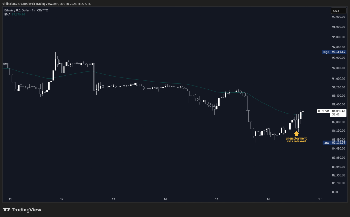 US Unemployment Jumps to 4.6%, Crypto Analysts Expect Bitcoin Bull Run
