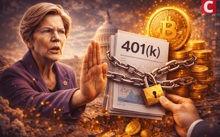 Bitwise Slams Elizabeth Warren for Trying to Block Bitcoin Investment in 401(k)