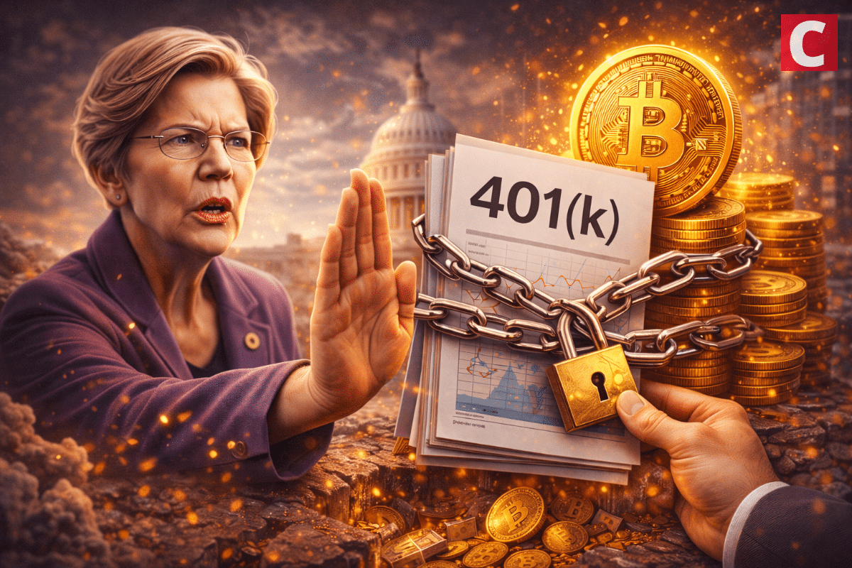 Bitwise Slams Elizabeth Warren for Trying to Block Bitcoin Investment in 401(k)