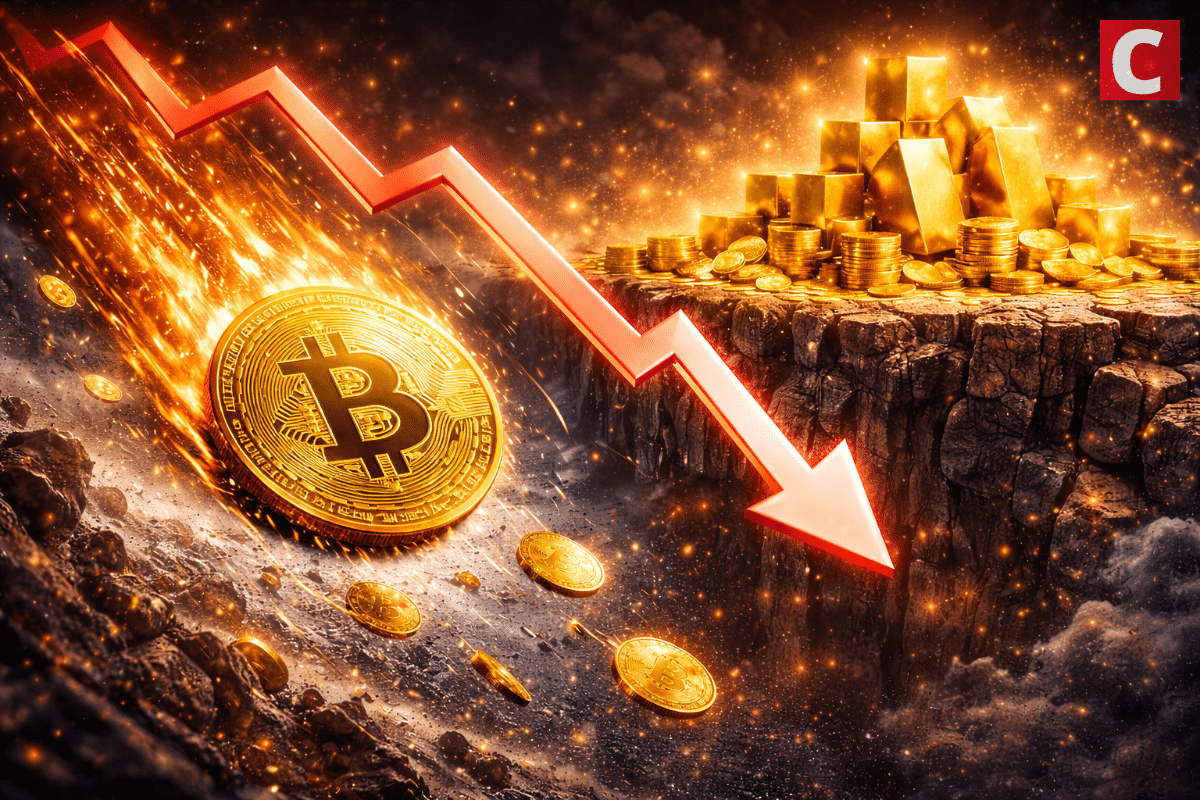 Bitcoin Could Fall to $50,000 Amid Ongoing Gold Rally, Says Bloomberg Analyst