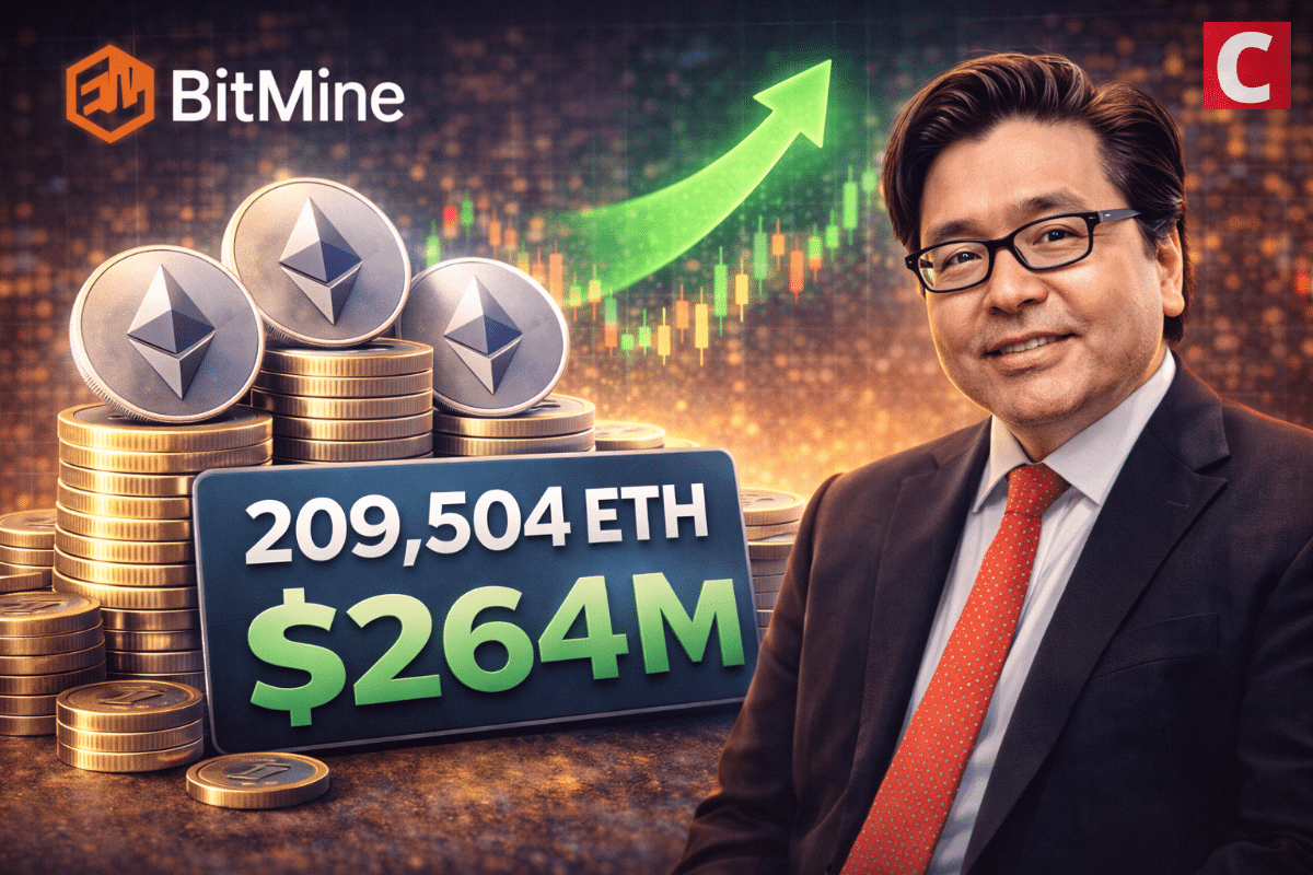 BitMine Stakes 209,504 ETH as Tom Lee Predicts Crypto Rebound
