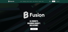 Bitpanda Fusion homepage