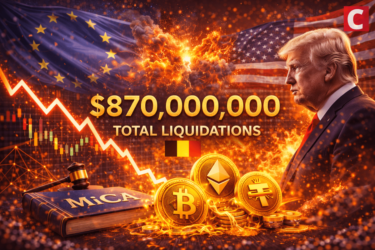 Crypto Market Liquidations Hit $870 Million as EU Escalates Trump Tariff War