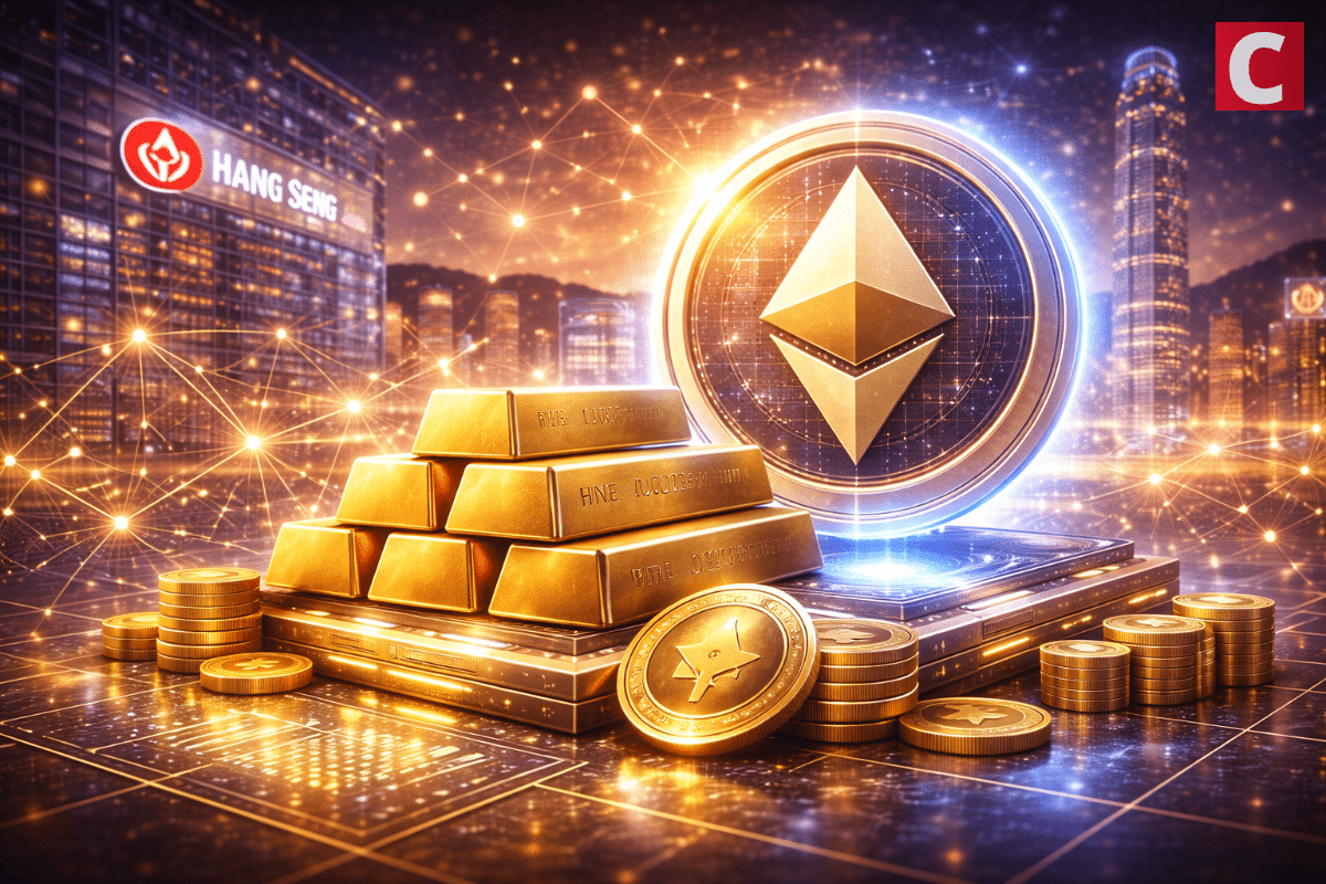 Hang Seng Launches Ethereum Based Tokenized Gold ETF