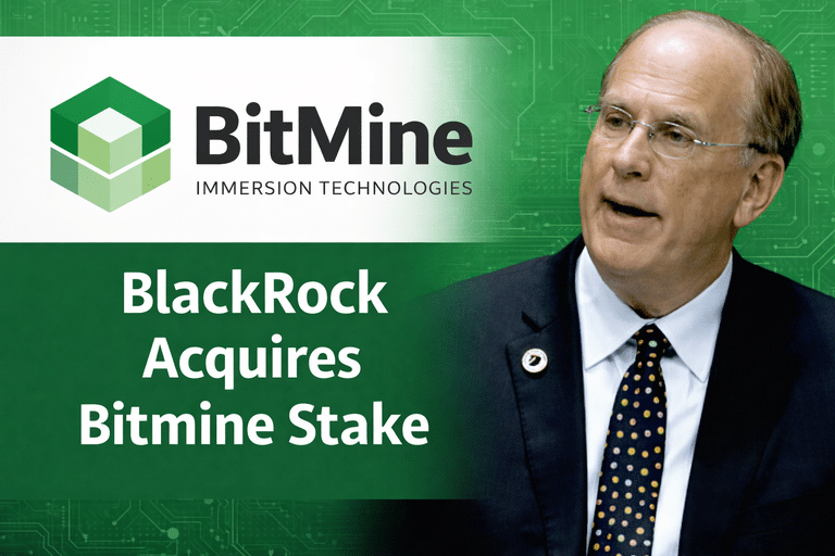 BlackRock Acquires Bitmine Stake: A Stronger Institutional Crypto Push