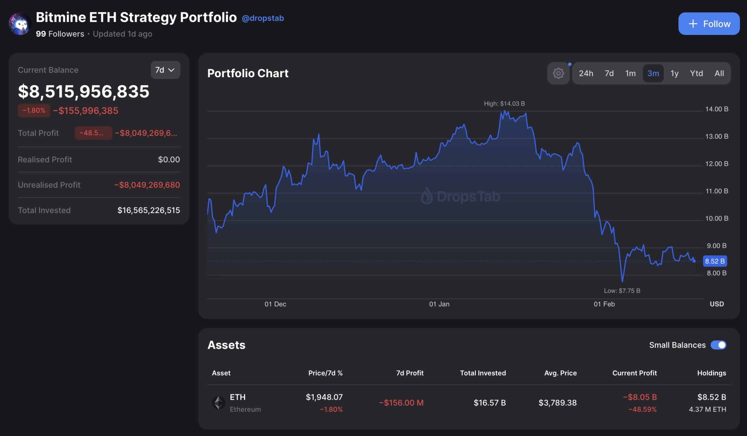 Bitmine ETH Strategy Portfolio