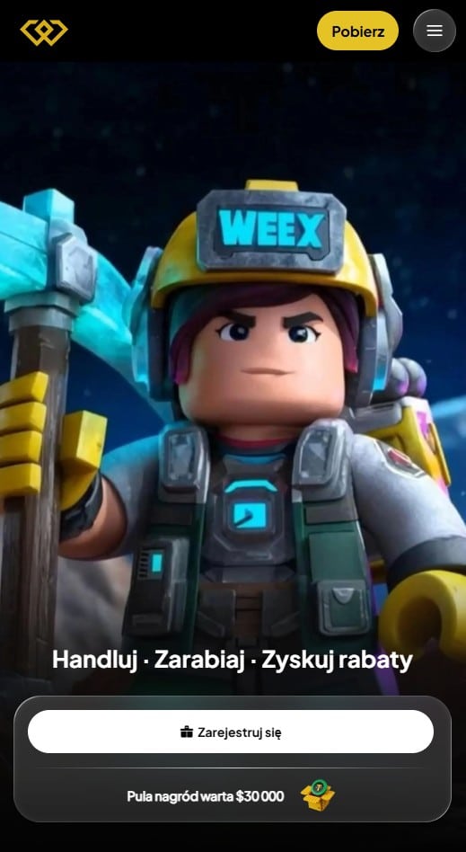 tania giełda krypto weex