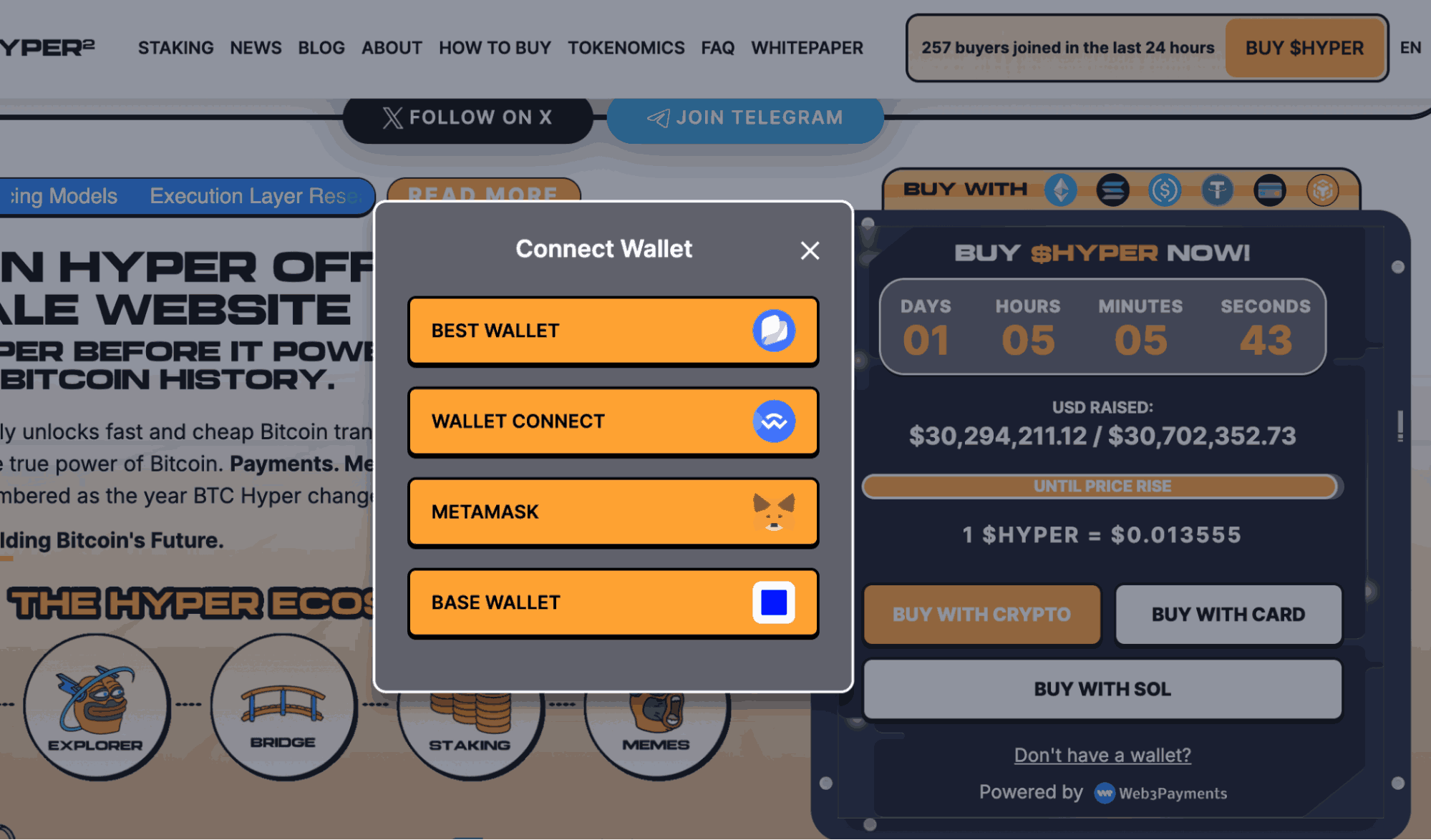 Bitcoin Hyper presale