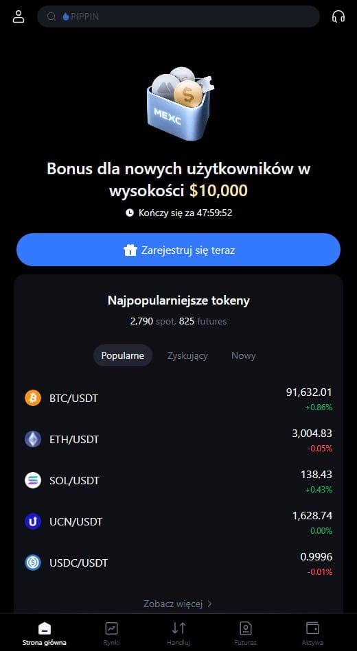 najtansza gielda kryptowalut mexc