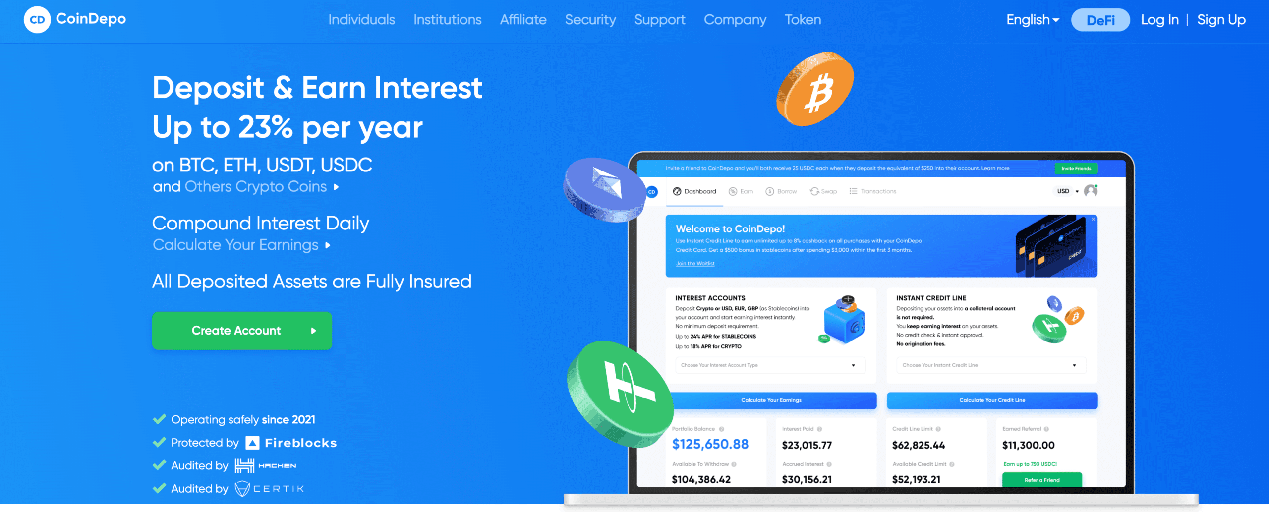coindepo whitebit earn comparison homepage