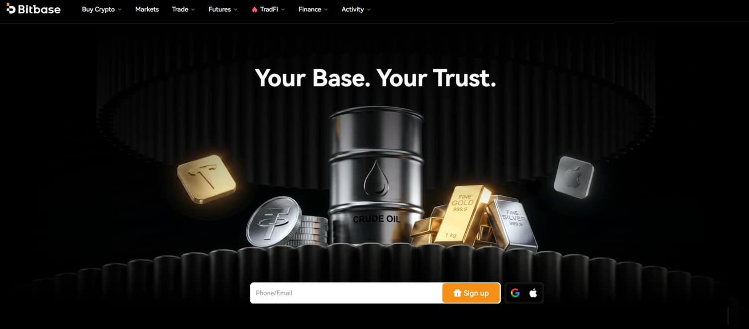 Bitbase homepage