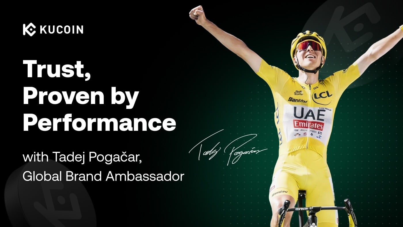 KuCoin Teams Up with Cycling Champion Tadej Pogačar in Landmark Collaboration