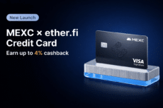 MEXC and Ether.Fi Introduce a New Crypto Card Blending Cashback, Yield, and Daily Payments