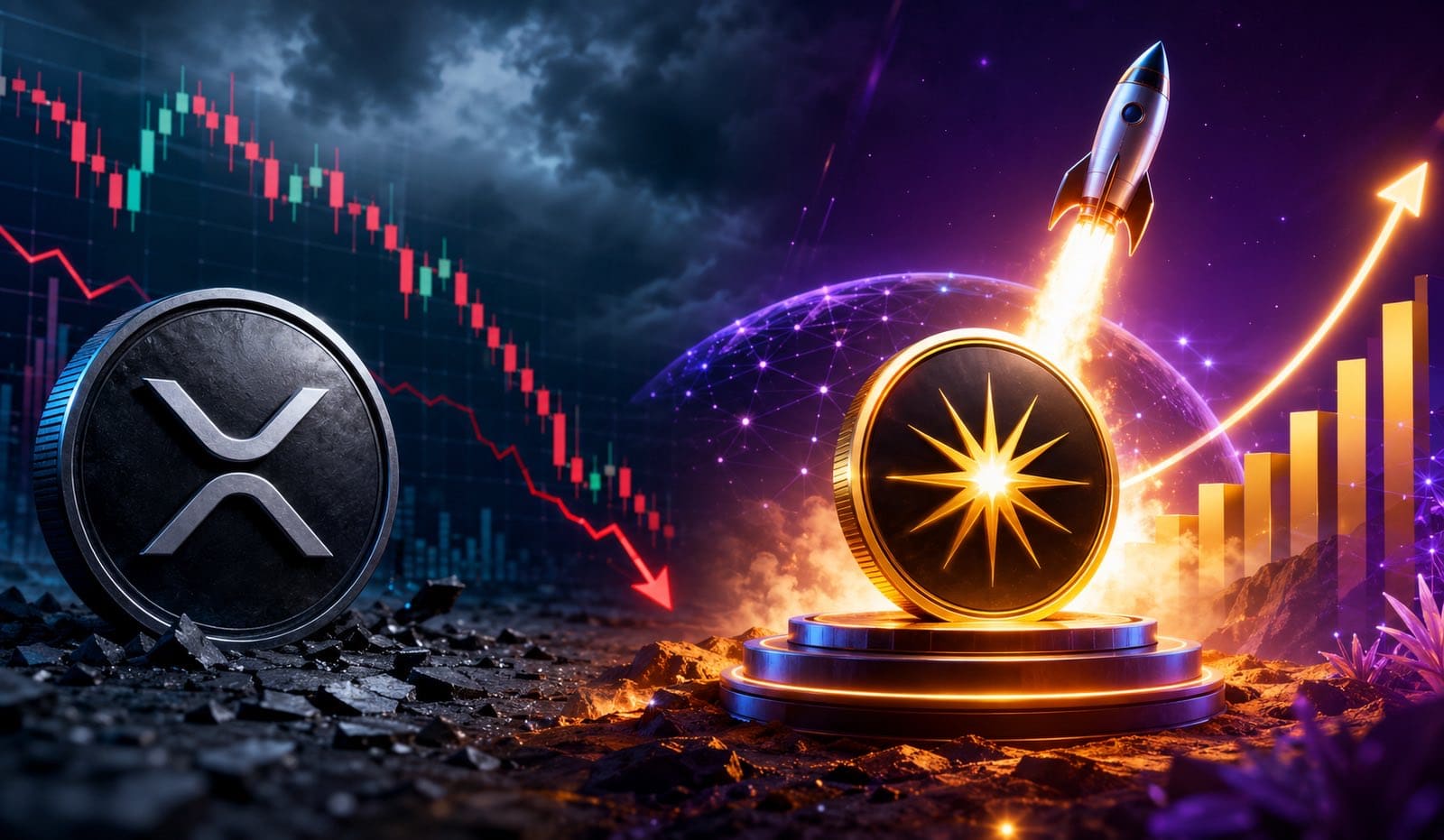 XRP Price Braces for a Massive Supply Shock – But Smart Money Is Also Loading Divine Ray’s Presale